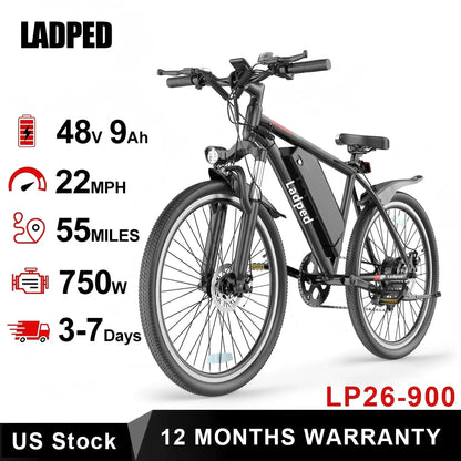 7 Speed Long Range Electric Mountain Bike