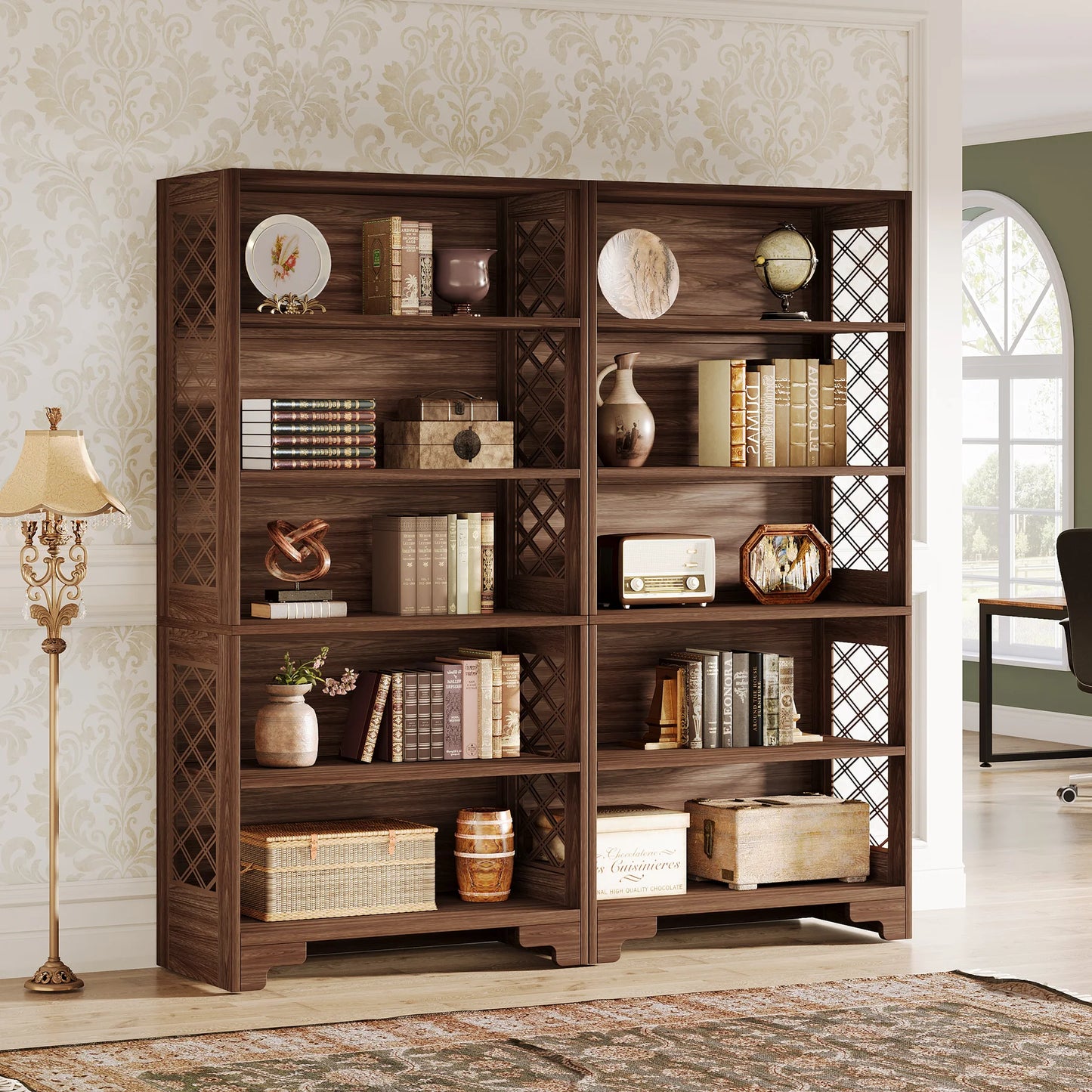 71 Inches Industrial Bookshelf