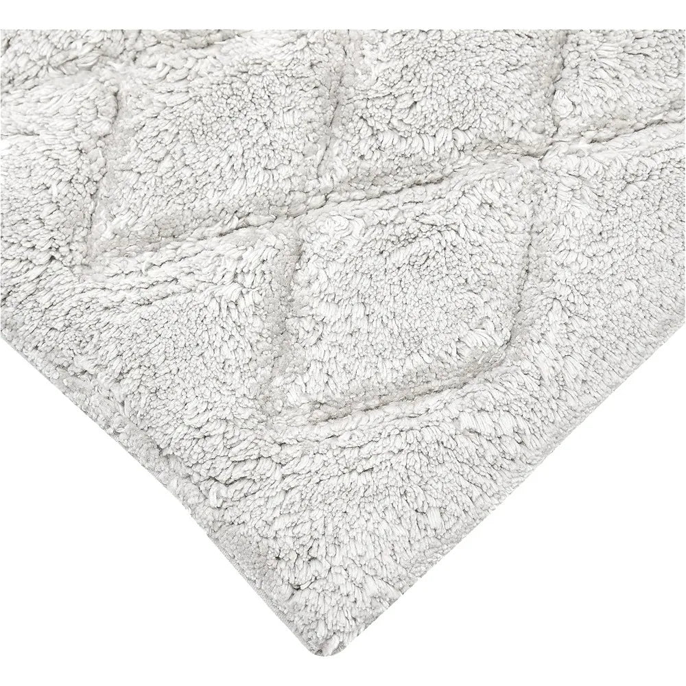 2-Piece Luxury Soft Absorbent Bathroom Rug Set