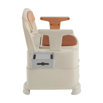 Bedside Commode Toilet with Sensor Night Light