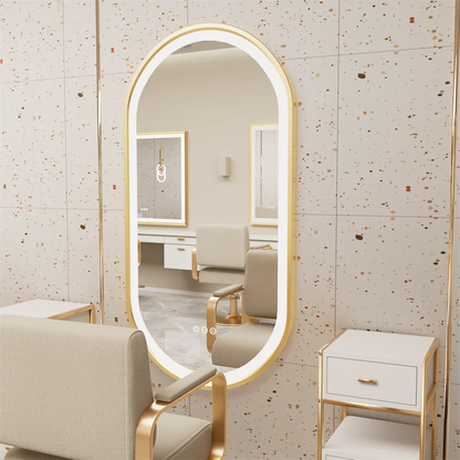Luxury Oval Led Illuminated Bathroom Mirror