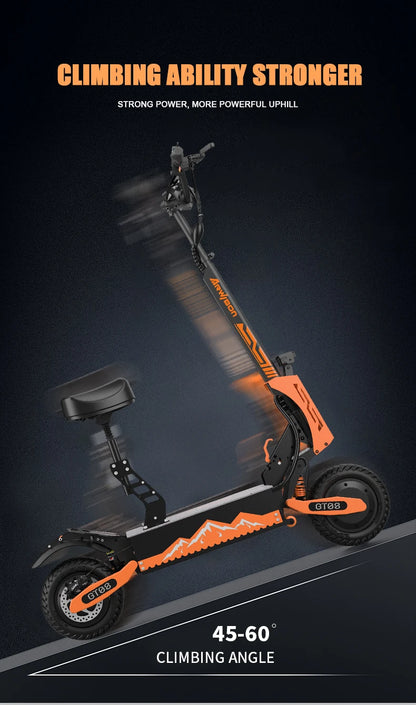 5600W Adult Electric Scooter Dual Motor Top Speed 46MPH
