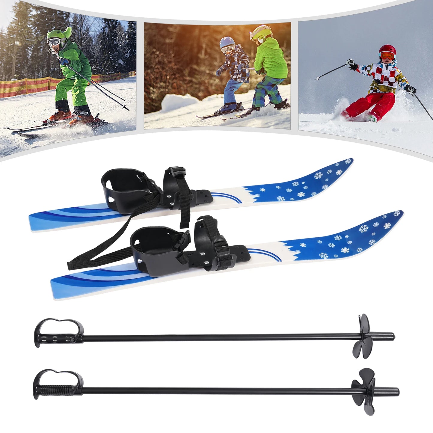 Kids Ski Board Set for Ages 2-8