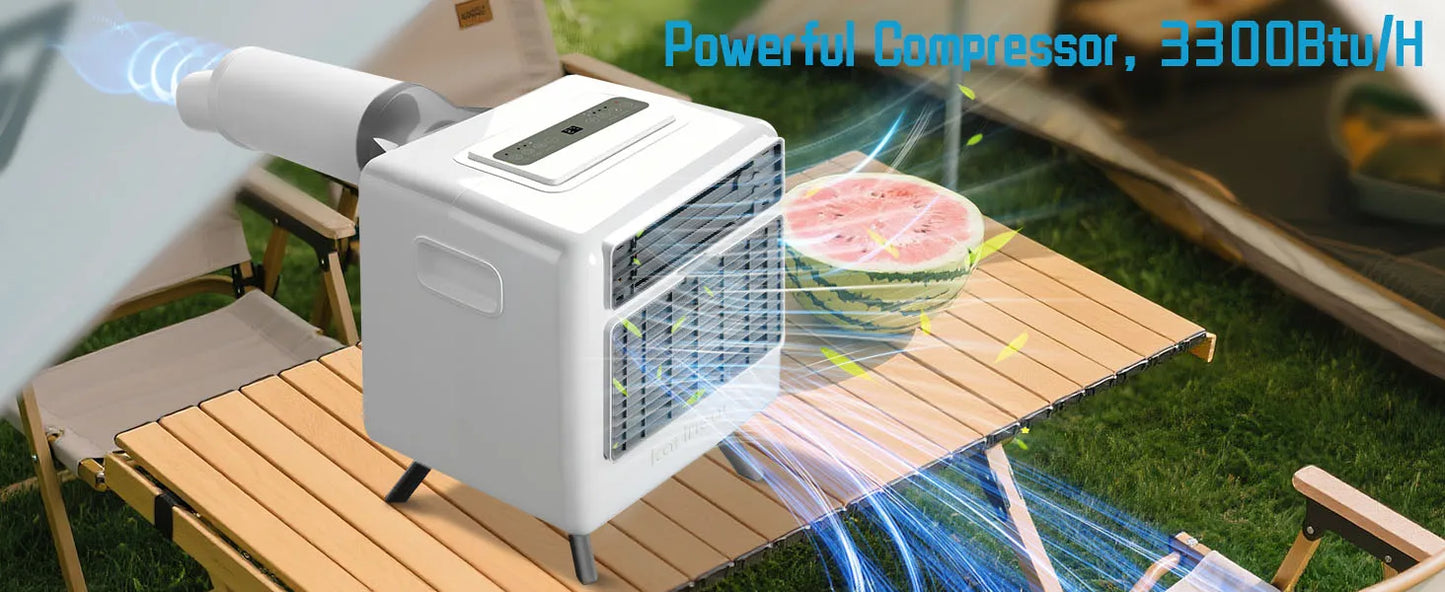 3300BTU Portable Air Conditioner for Camping