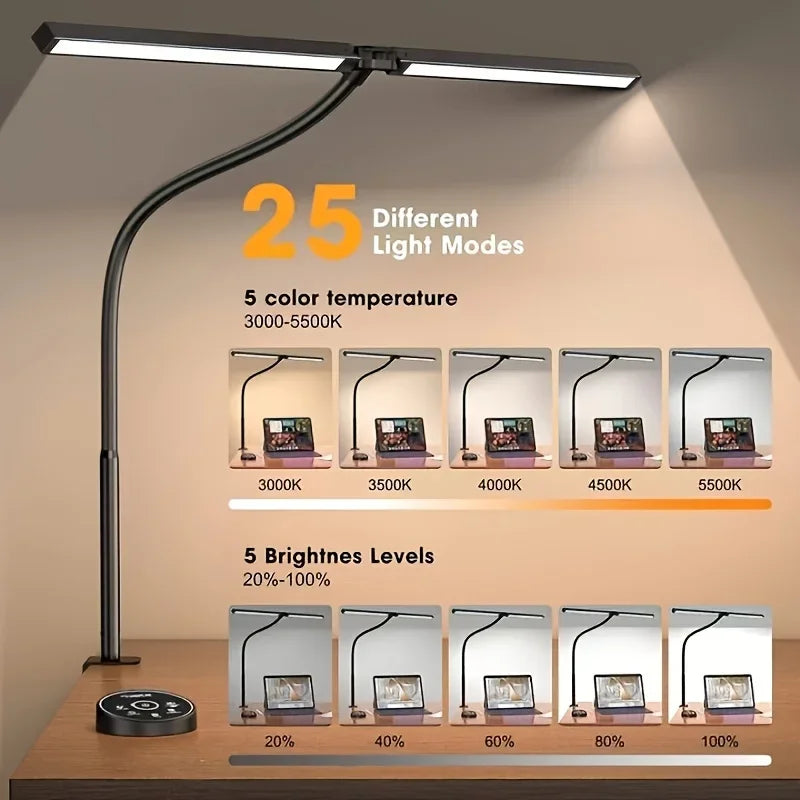 24-Watt LED Desk Lamp for Home Office
