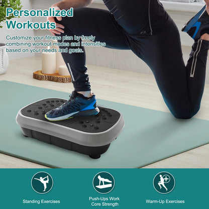 Fat-Burning Vibration Plate Exercise Body Shaping Machine