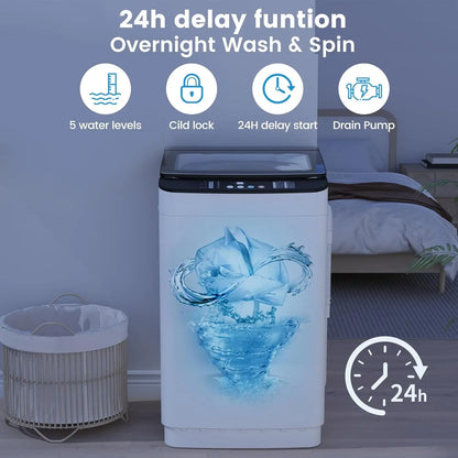 25lbs Fully Automatic Portable Washing Machine