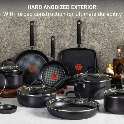 17 Piece Ultimate Hard Anodized Nonstick Cookware Set