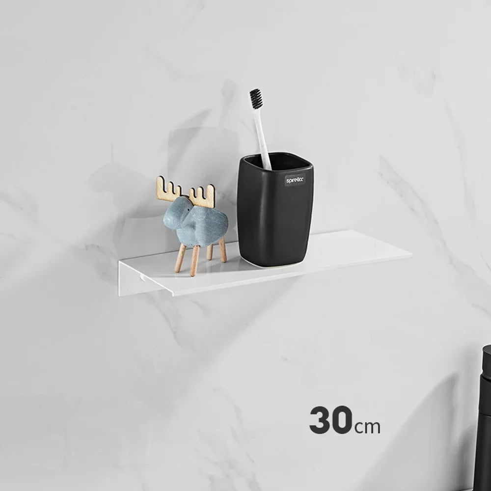 30/40/50CM Bathroom Shelf Aluminum Floating Shelves