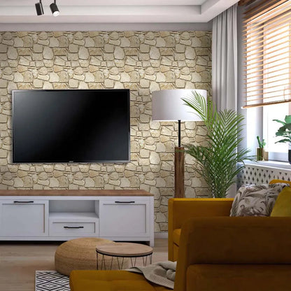 30 x 30 cm, 10 pcs, 3D PVC Waterproof Wall Panel