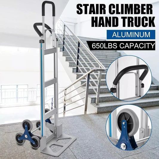 2in1 Heavy-Duty Hand Truck Dolly with Adjustable Handle