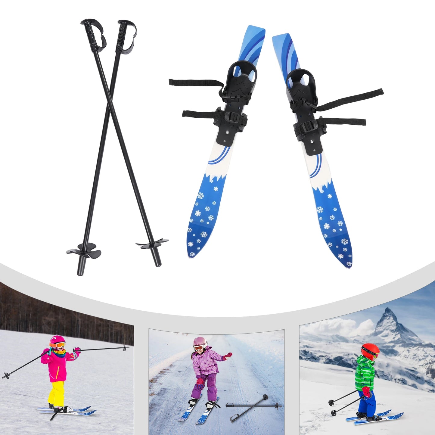 Kids Ski Board Set for Ages 2-8