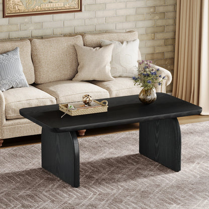 47.24-Inch Tribesigns Farmhouse Rectangular Coffee Table