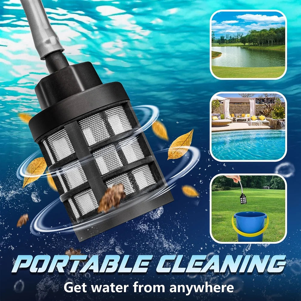 Cordless Pressure Washer with 6-in-1 Nozzle