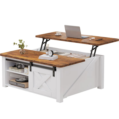 31.5IN Wood Lift Top Coffee Table