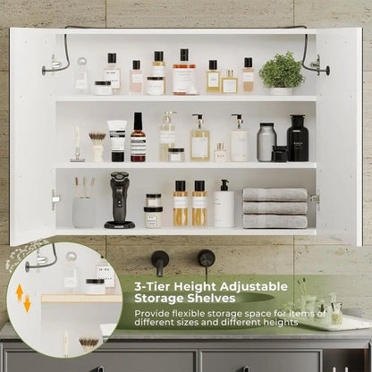 31.5''x23.6'' Medicine Cabinet with Led Lights
