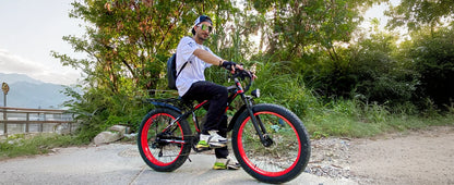 Electric Bike 26"x4.0 All Terrain 34MPH Mountain Bicycle