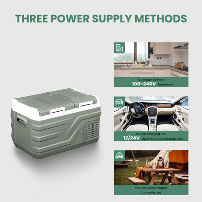12V Portable Compressor Car Refrigerator Mini Fridge Freezer