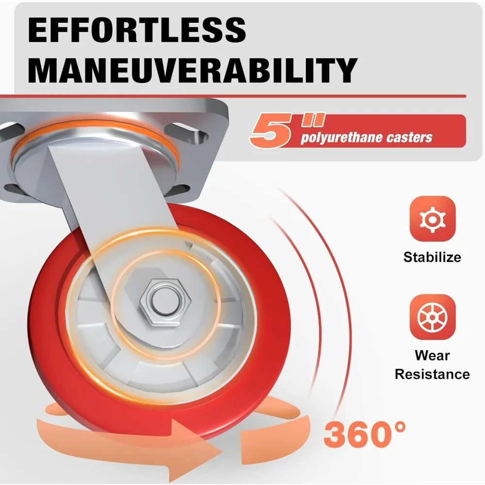 Heavy Duty 2-in-1 Panel Truck with 42 x 24 Platform