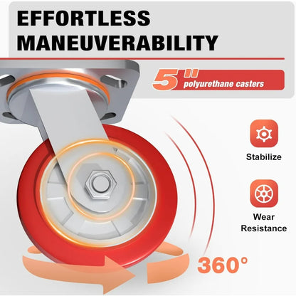 Heavy Duty 2-in-1 Panel Truck with 42 x 24 Platform