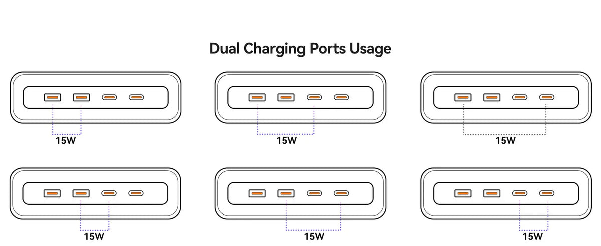 Power Strip 8-in-1 Desktop Charging Station