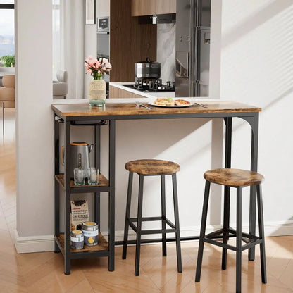 3 - Piece Small Bar Dining Table Set For 2