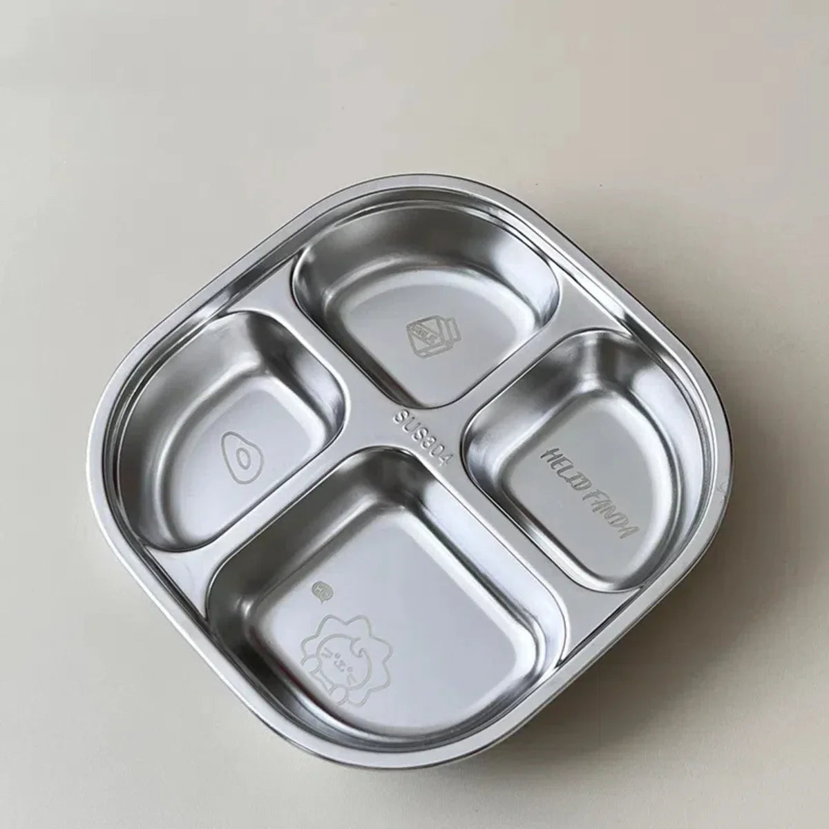 Reusable Square Divided Dinning Plates