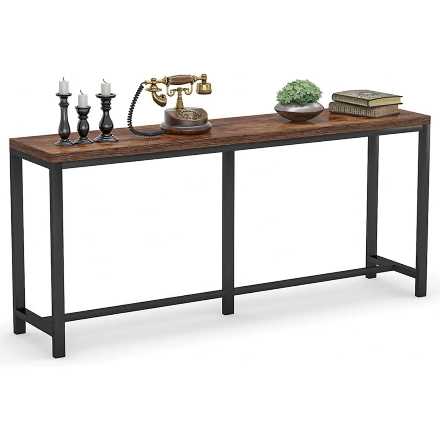 70.9-inch Extra Long Console Table Easy Assembly