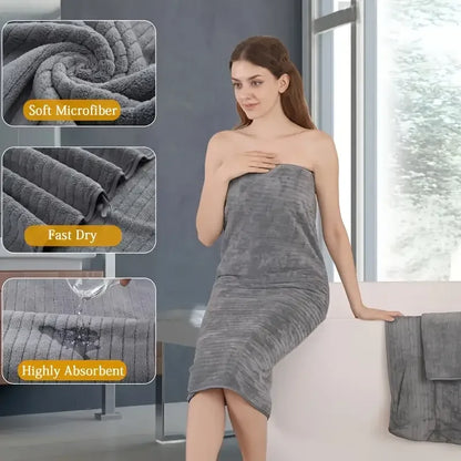 4pcs Oversized Bath Towels Set Ultra Soft Microfiber