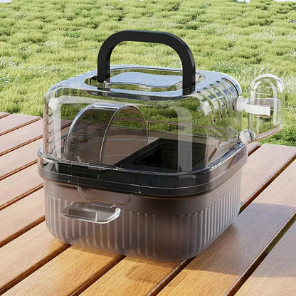 Habitat Small Lightweight Animal Carrier with Water Bottle