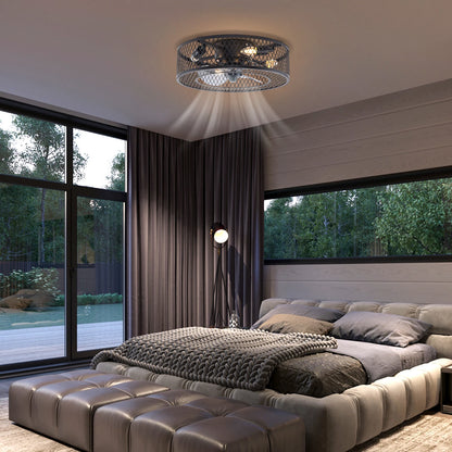 Low Noise Round Ceiling Fan with 3 Wind Speeds