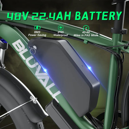 35 MPH High Speed, Electric Bike for All-Terrain