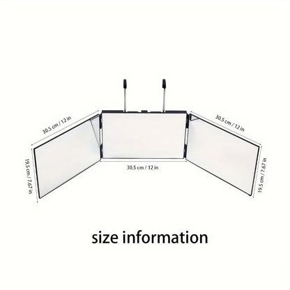 1pc Three-Fold Mirror