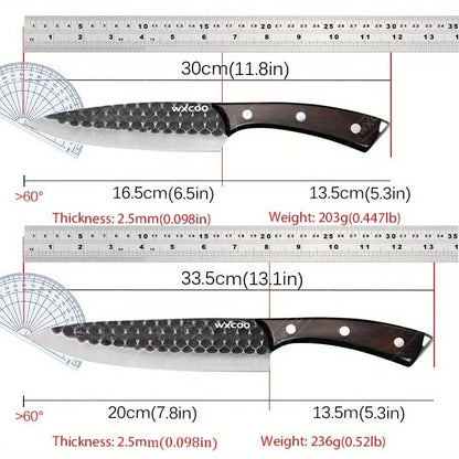 8PCS Stainless steel Professional Kitchen Chef Knife Set