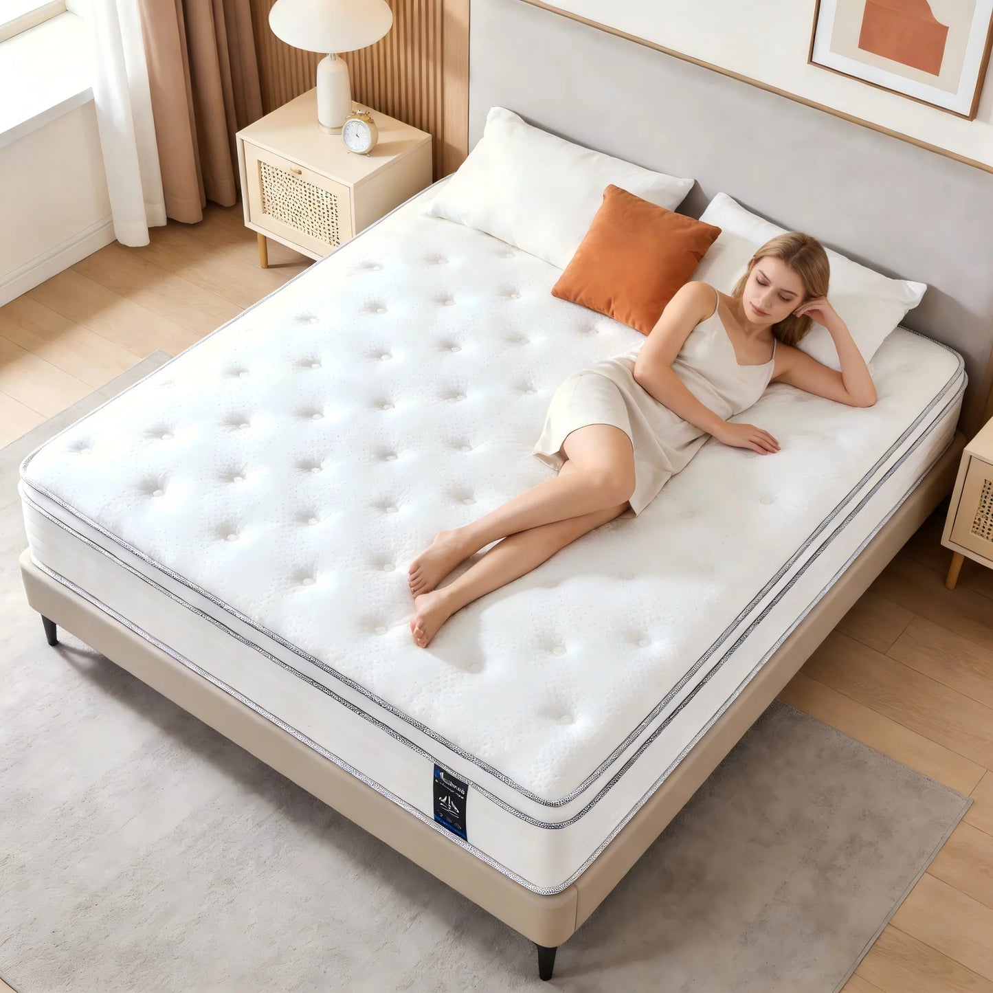 12\14\10 Inch Hybrid Mattress with Pocket Spring