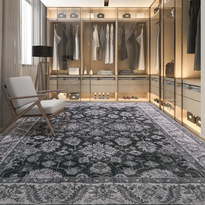 New Vintage Floral Rugs Soft Accent for Bedroom Living Room