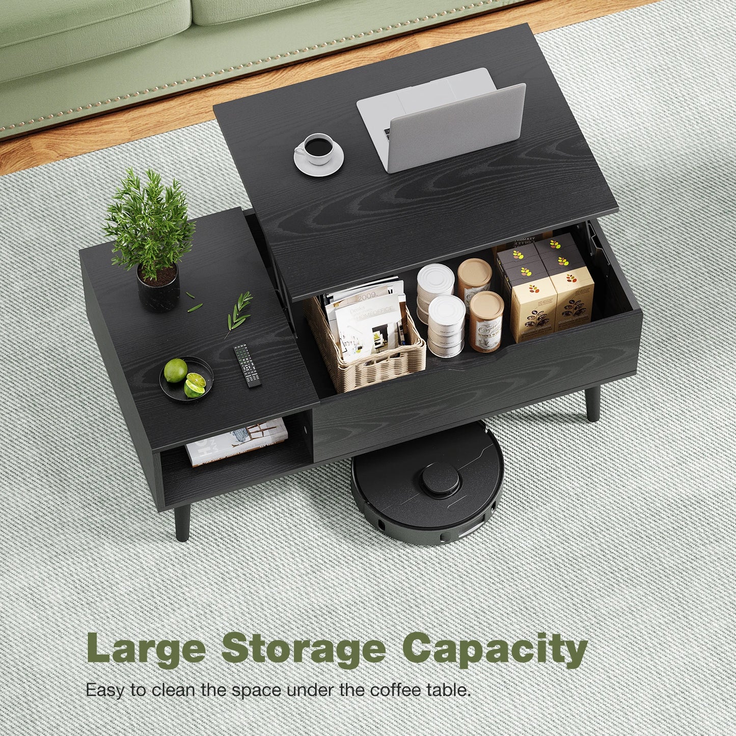 39.37"x19.7" Easy Lift Top Coffee Tables