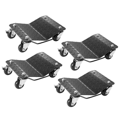 2/4PCS Wheel Trolley Dolly, 1500Lbs Weight Capacity