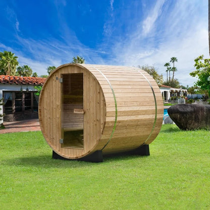 4-Person Barrel Style Luxury Home Sauna