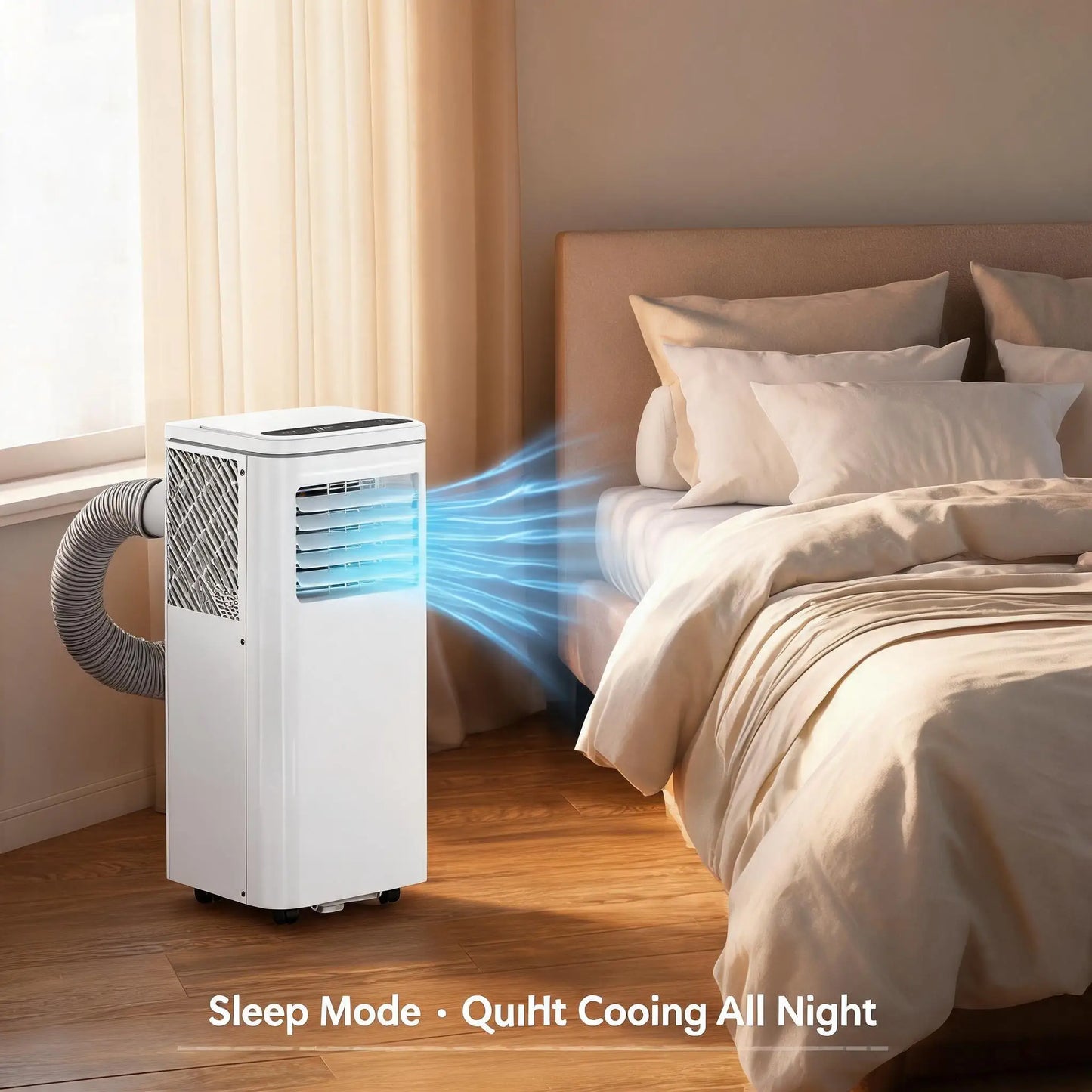 8000 BTU Portable Air Conditioner 3 In 1 Cooling Dehumidifier