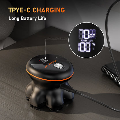 7D Electric Waterproof Head Shaver USB Rechargeable
