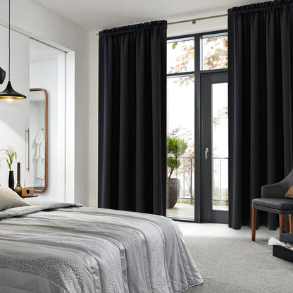1 Panel Black Out Curtains Panels Drapes for Living Room Bedroom