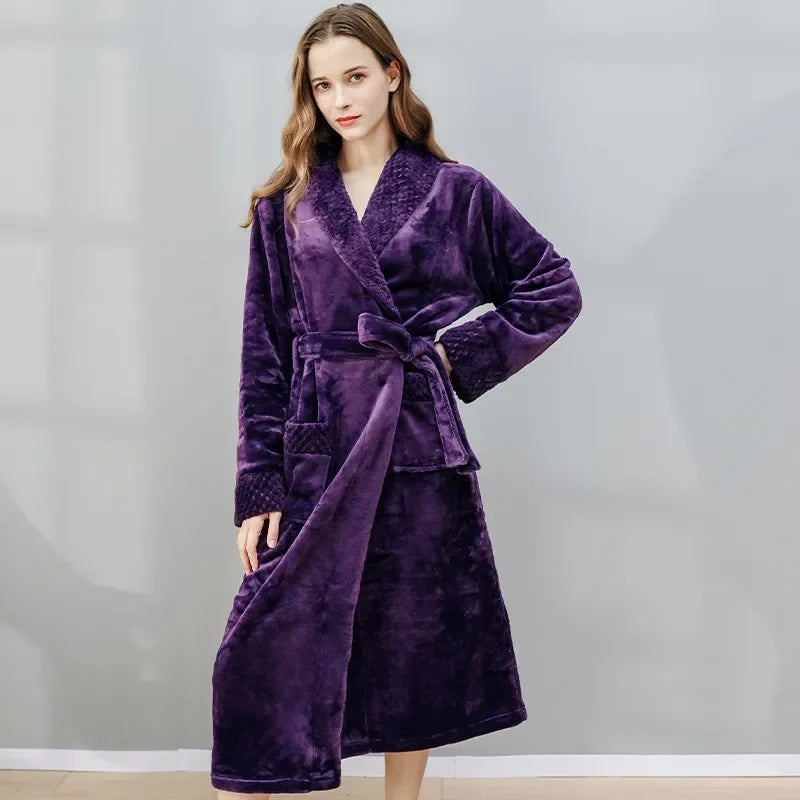 Bath Bathrobes Men Women Pajamas Shower Robe Bath Towels