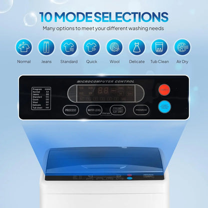 25LBS Portable Washing Machine, Full-Automatic Electric