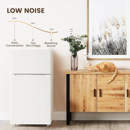 3.55 Cu.Ft Mini Fridge with Freezer