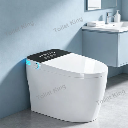 Smart Toilet with Built-in Bidet, AUTO Open/Close