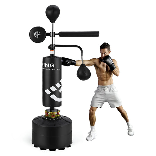 5 in 1 Punching Bag with Stand for Adult & Kids