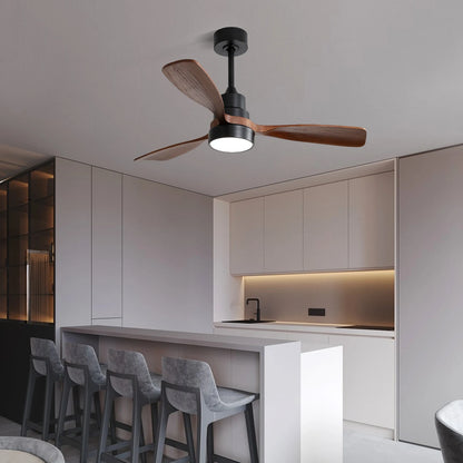 52 Inch 3 Blade Ceiling Fan with LED light