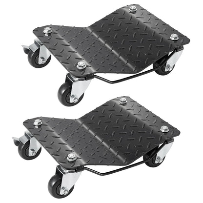 2/4PCS Wheel Trolley Dolly, 1500Lbs Weight Capacity