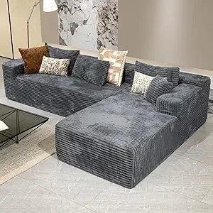 104" Cloud Sectional Couch with L-Shape Chaise